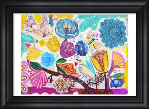 Framed Garden of Light Print