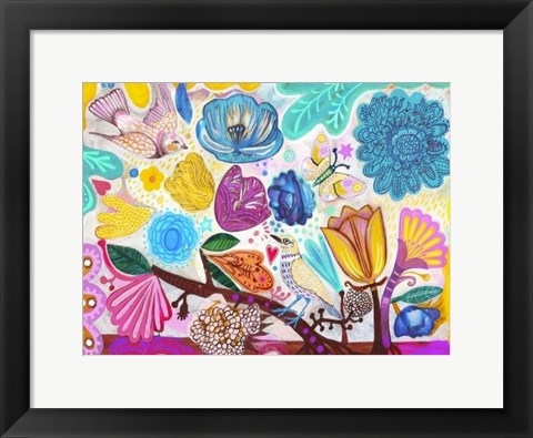 Framed Garden of Light Print