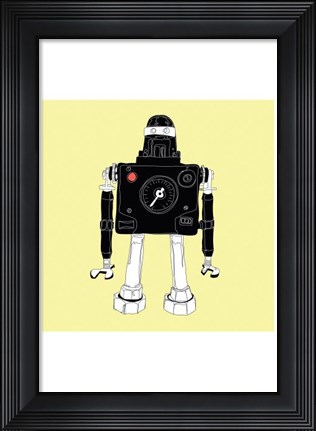 Framed Ninja Robot Print