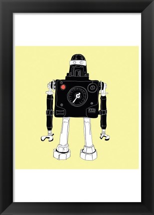 Framed Ninja Robot Print