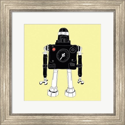 Framed Ninja Robot Print
