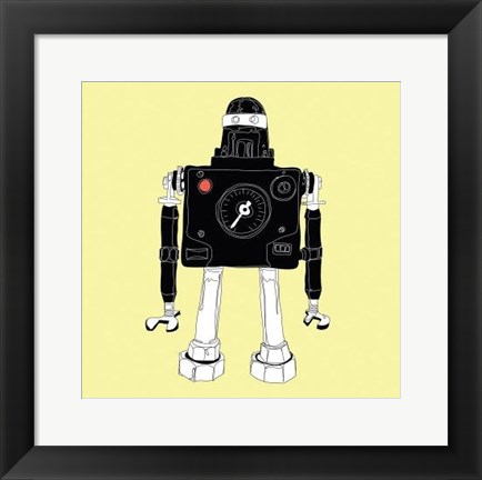 Framed Ninja Robot Print