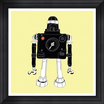 Framed Ninja Robot Print