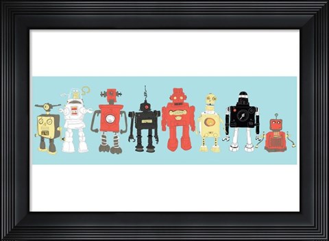 Framed Robot Horizon Print