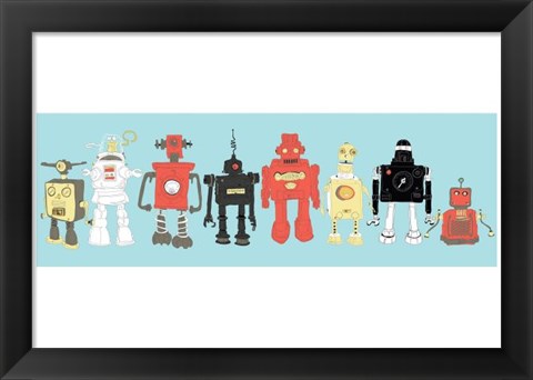 Framed Robot Horizon Print