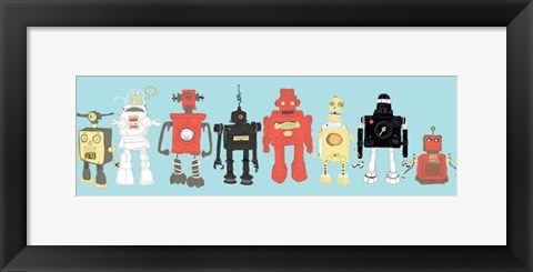 Framed Robot Horizon Print