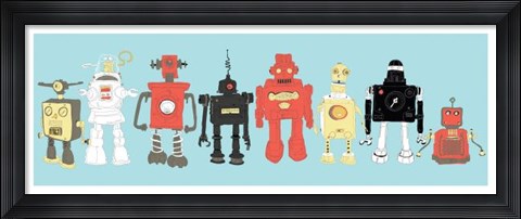 Framed Robot Horizon Print