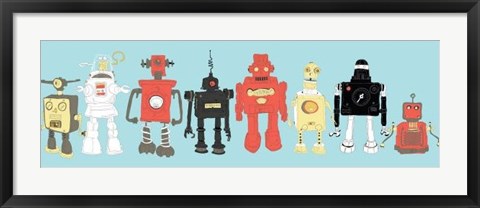 Framed Robot Horizon Print