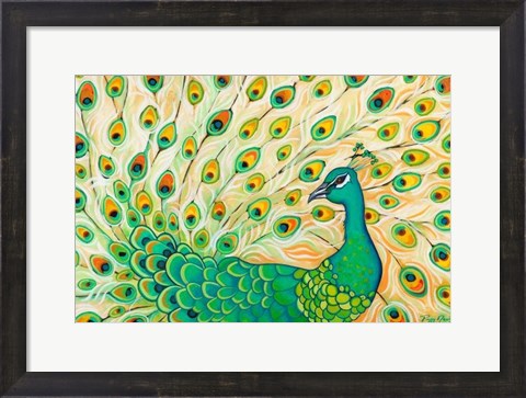 Framed Pretty Pretty Peacock Print