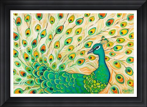 Framed Pretty Pretty Peacock Print