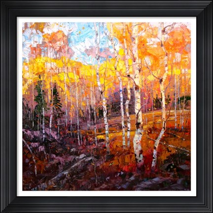 Framed October Glory Print
