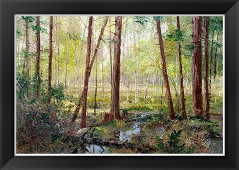 Framed Forest Edge Print