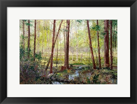 Framed Forest Edge Print