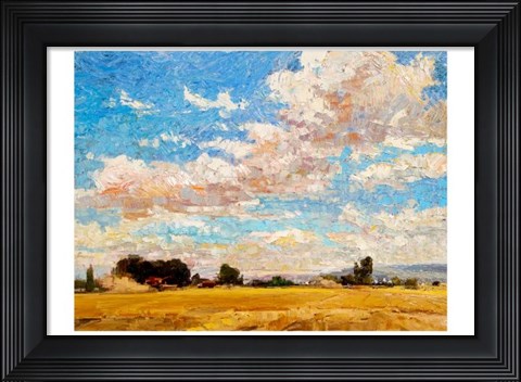 Framed August Harvest Print