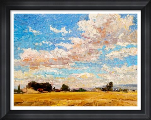 Framed August Harvest Print