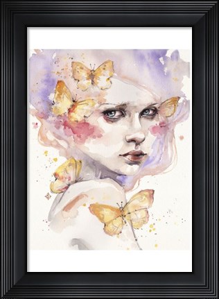 Framed All a Flutter Print