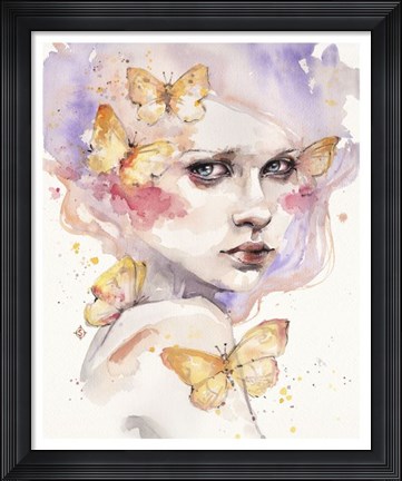 Framed All a Flutter Print
