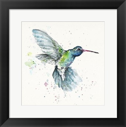 Framed Hummingbird Flurry Print