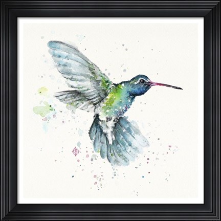 Framed Hummingbird Flurry Print