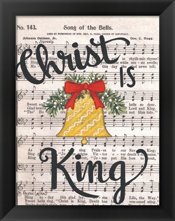 Framed Christ is King Print