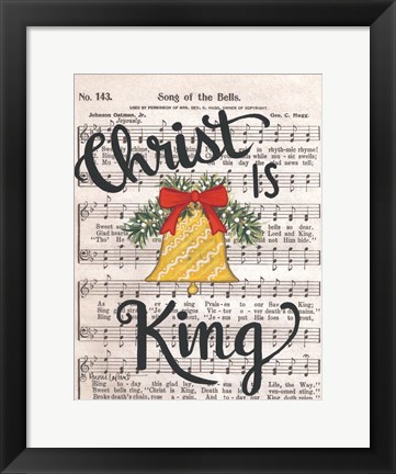 Framed Christ is King Print