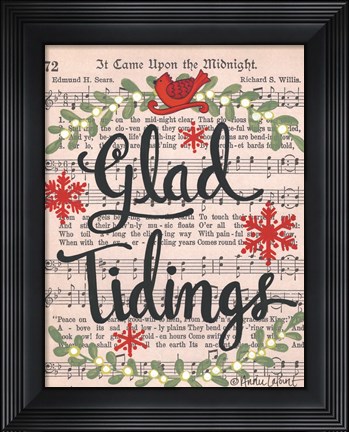 Framed Glad Tidings Print