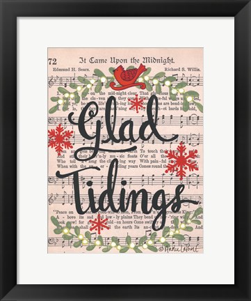 Framed Glad Tidings Print