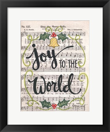 Framed Joy to the World Print