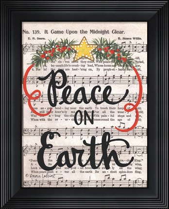 Framed Peace on Earth Print