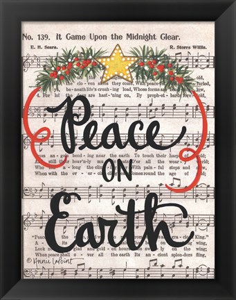 Framed Peace on Earth Print