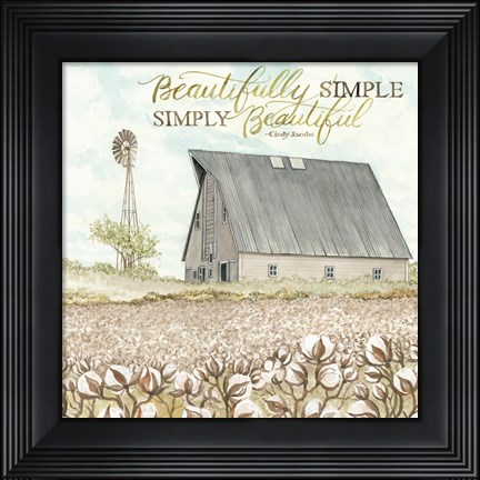 Framed Beautifully Simple Print