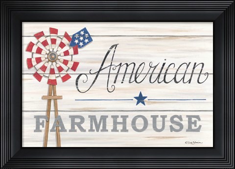 Framed American Farmhouse Print