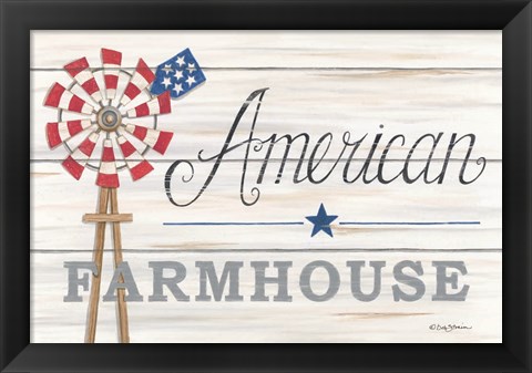 Framed American Farmhouse Print