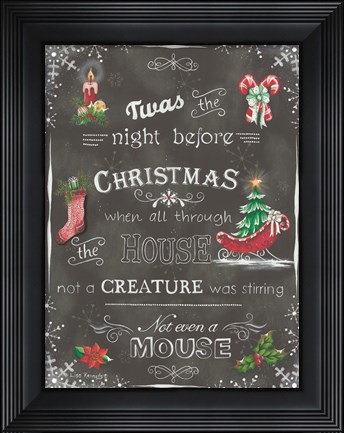 Framed Not Even a Mouse Print