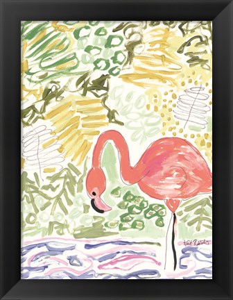 Framed Fancy the Flamingo Print