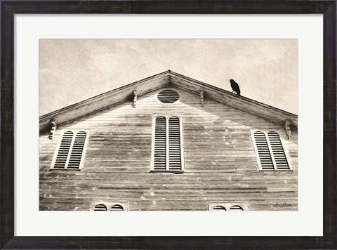 Framed Fort Halifax Crow Print