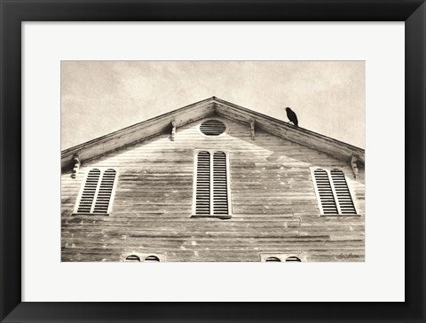 Framed Fort Halifax Crow Print