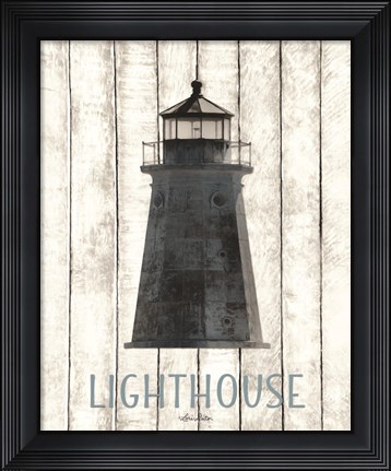 Framed Lighthouse Print
