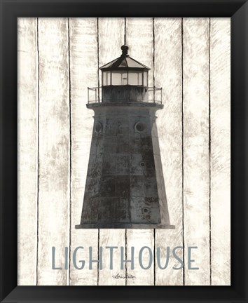 Framed Lighthouse Print