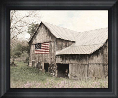 Framed American Farmer Print