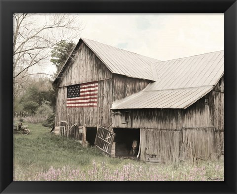 Framed American Farmer Print