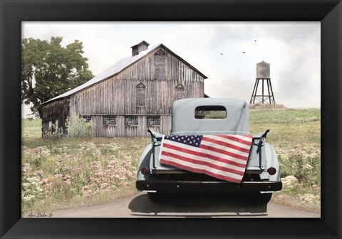 Framed American Tailgating Print