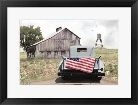 Framed American Tailgating Print