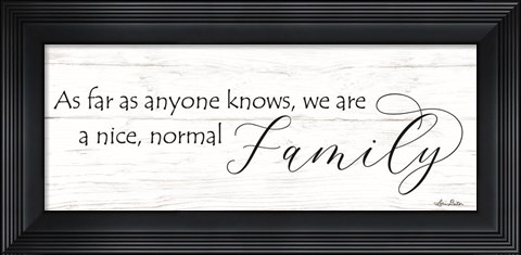 Framed Normal Family Print