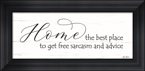 Framed Free Sarcasm Print