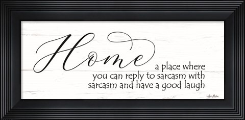 Framed Good Laugh Print