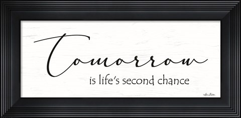 Framed Tomorrow Print