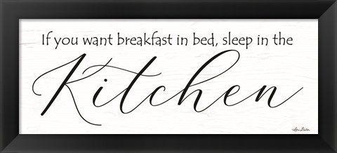 Framed Breakfast in Bed Print