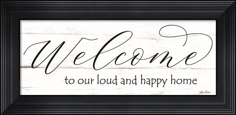 Framed Welcome Print