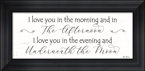 Framed I Love You? Print